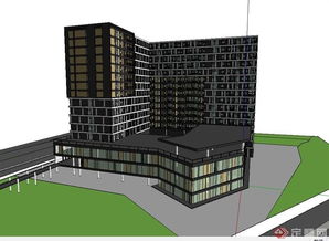 融合現(xiàn)代美學(xué)與科技內(nèi)核 商業(yè)公寓建筑樓的SU模型與BIM技術(shù)開發(fā)